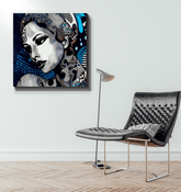 Creative illustration ideas on canvas for artistic home styling